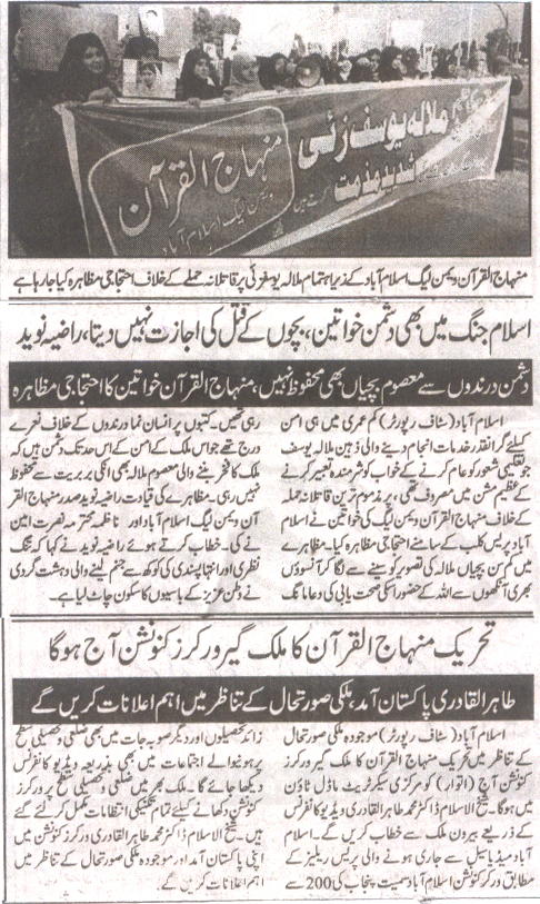 Minhaj-ul-Quran  Print Media CoverageDaily pakistan (Niazi) Page 2